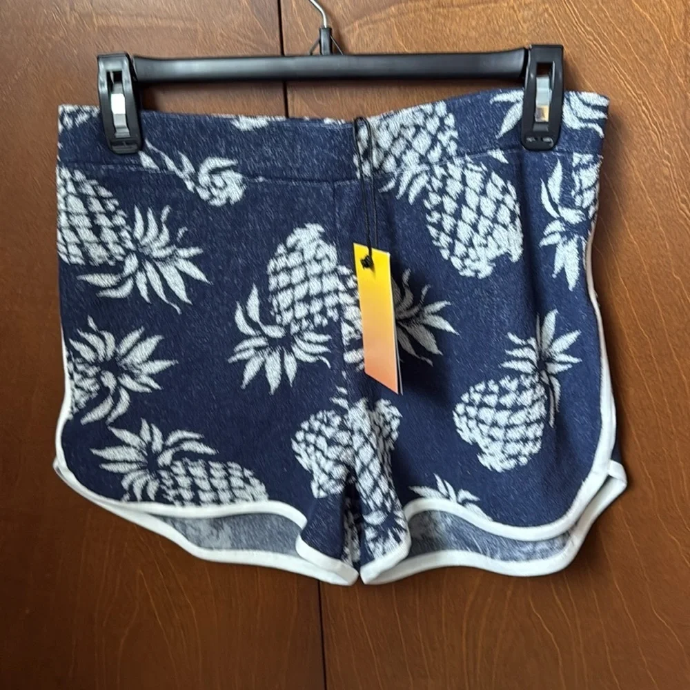 Le Superbe NWT Sz S After Sundown Mai Tai Lounge Set Navy & Off White